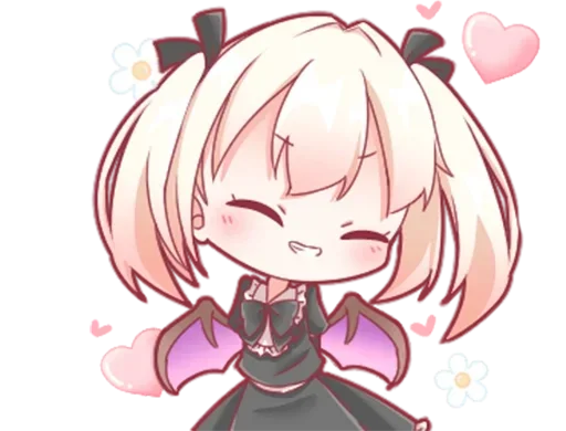 Эмодзи Vampire chan | Вампир тян
