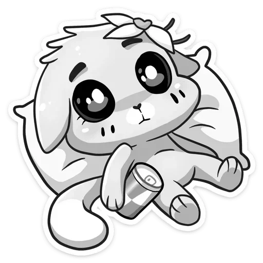 Эмодзи Ванилька Серая