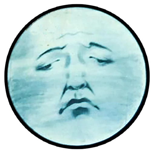 Эмодзи Moons from vintage postcards