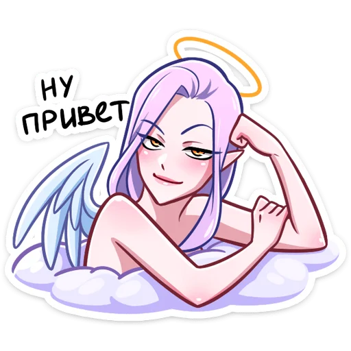 Эмодзи Ангелица Вайолет