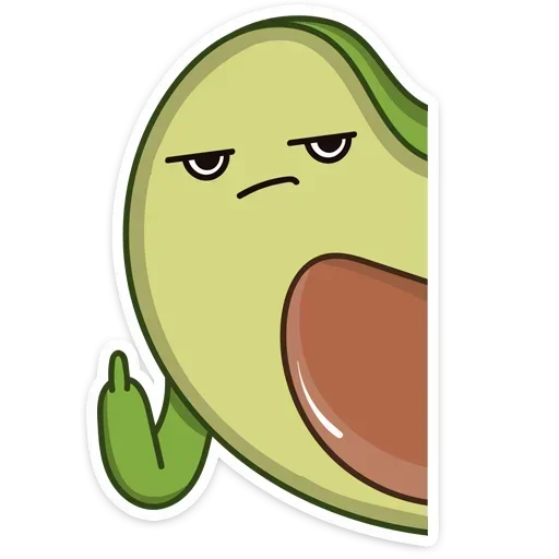 Эмодзи Авокадик