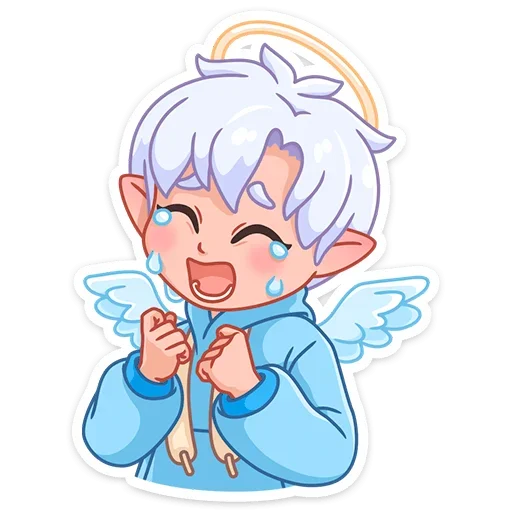 Эмодзи Ангел-кун