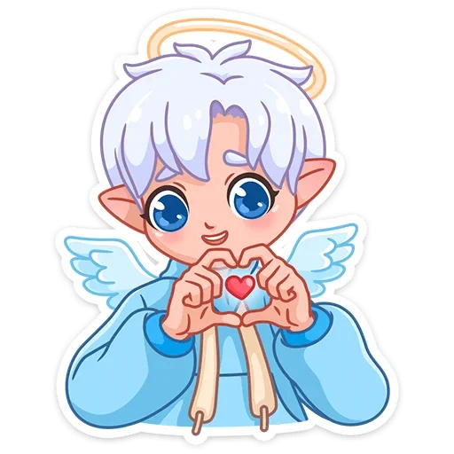 Эмодзи Ангел-кун