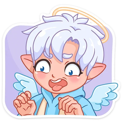 Эмодзи Ангел-кун
