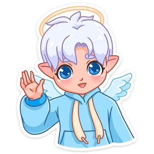 Эмодзи Ангел-кун