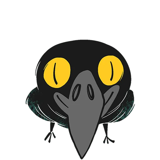 Эмодзи Ворон Морон Без Текста