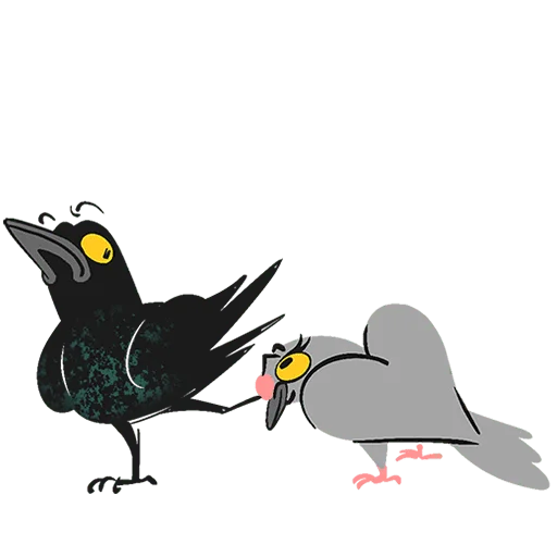 Эмодзи Ворон Морон Без Текста