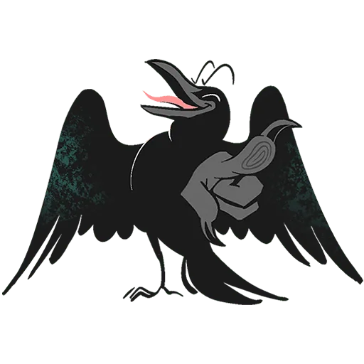Эмодзи Ворон Морон Без Текста