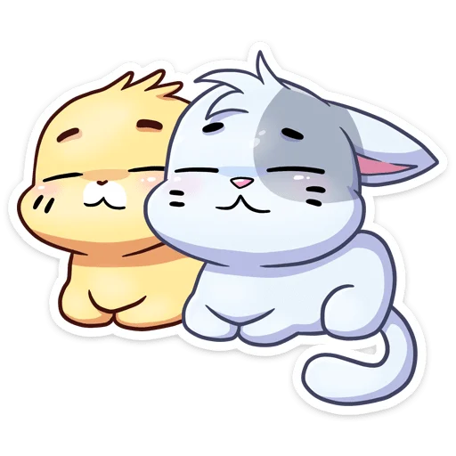 Эмодзи Бисквит и Ванилька вместе навсегда