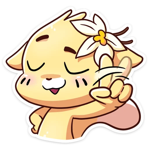 Эмодзи Бисквит и Ванилька вместе навсегда