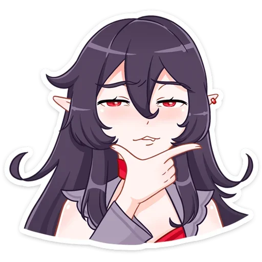 Эмодзи Тёмная Айрис