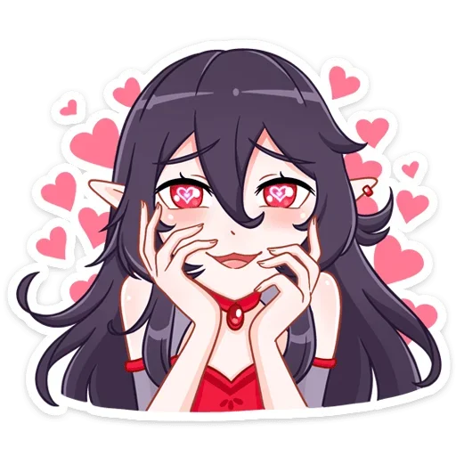 Эмодзи Тёмная Айрис