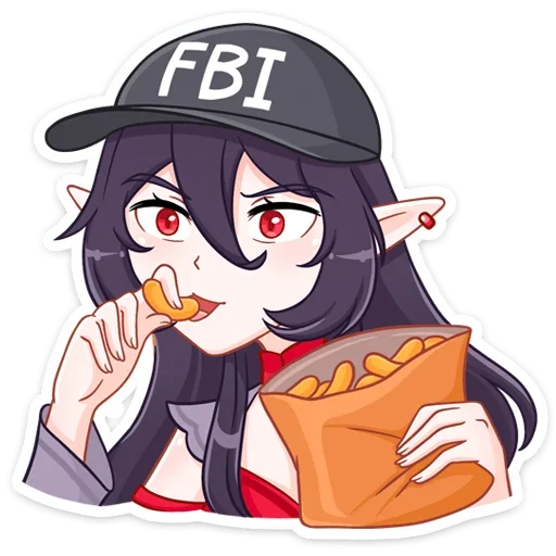 Эмодзи Тёмная Айрис