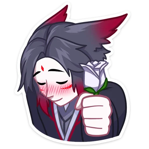 Эмодзи Тёмные Мари и Хидэ