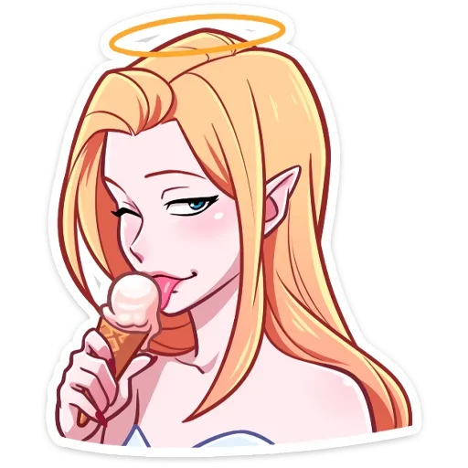 Эмодзи Демон и Ангелица