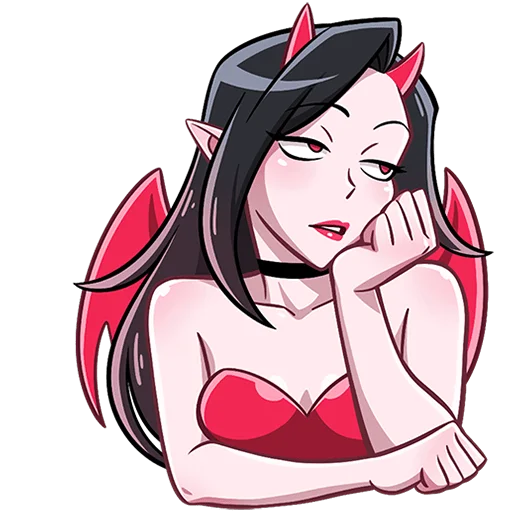 Эмодзи Дьяволица 2 Без Текста