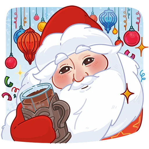 Эмодзи Поезд Деда Мороза 2026 Без Текста