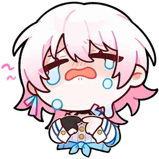 Эмодзи Март 7 и ее друзья Без Текста