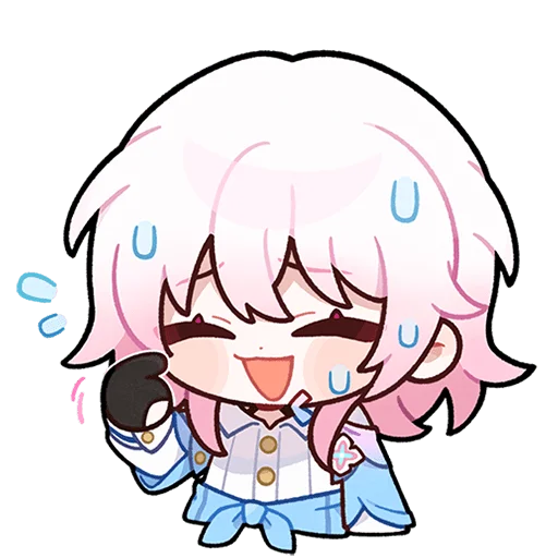 Эмодзи Март 7 и ее друзья Без Текста