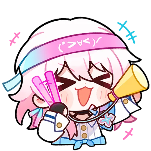 Эмодзи Март 7 и ее друзья Без Текста