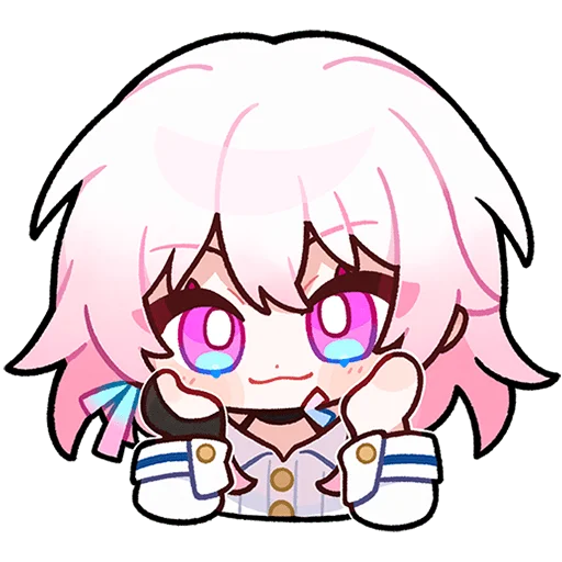 Эмодзи Март 7 и ее друзья Без Текста