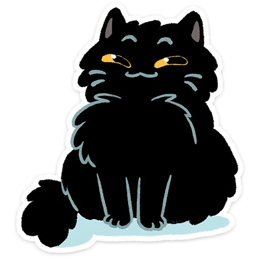 Эмодзи Кот Кефир