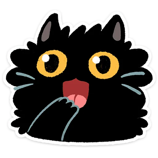 Эмодзи Кот Кефир