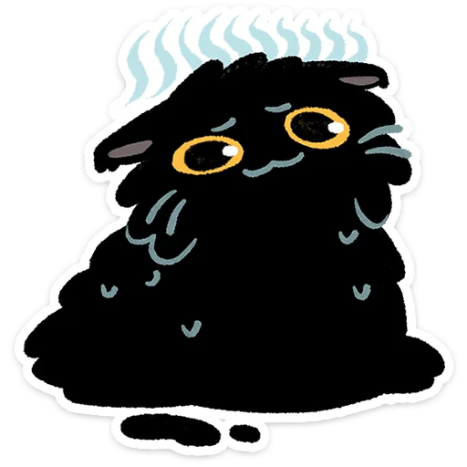 Эмодзи Кот Кефир