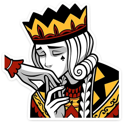 Эмодзи Король Пик