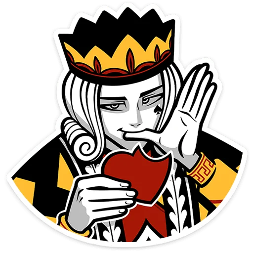 Эмодзи Король Пик