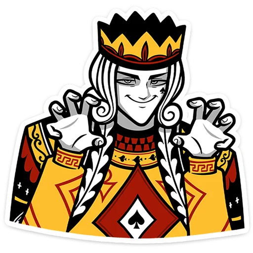 Эмодзи Король Пик