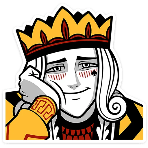 Эмодзи Король Пик