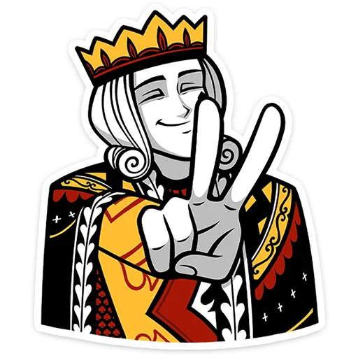 Эмодзи Король Пик