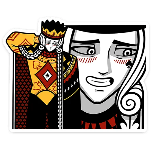 Эмодзи Король Пик