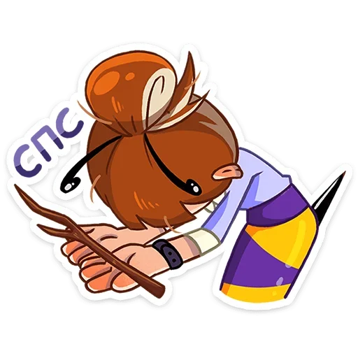 Эмодзи Пчелка Ксюша