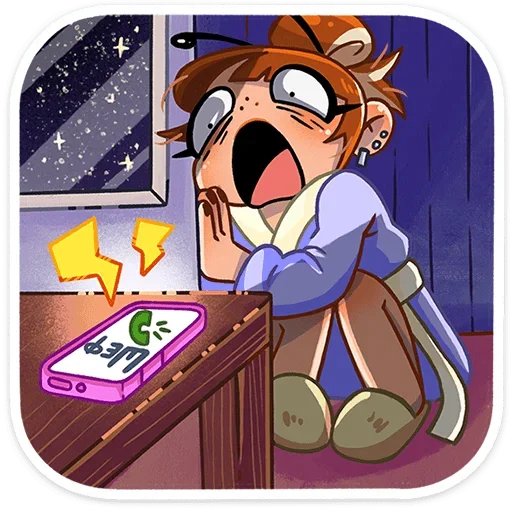 Эмодзи Пчелка Ксюша