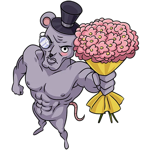 Эмодзи Мистер Крыс Без Текста