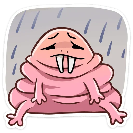 Эмодзи Голый землекоп | Naked mole