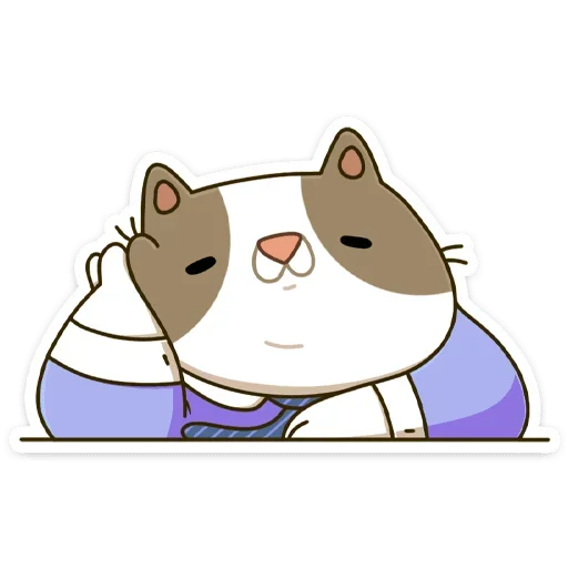 Эмодзи Офисный кот