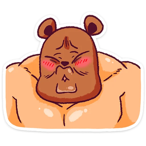 Эмодзи Папа медведь