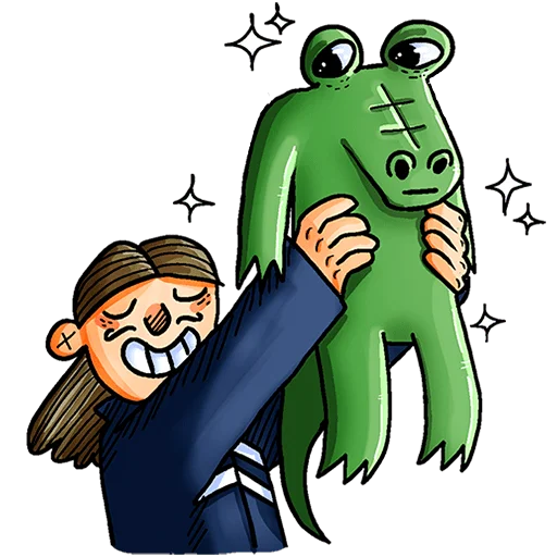 Эмодзи Преколер и Кроко Без Текста