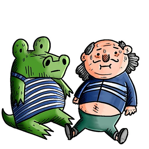 Эмодзи Преколер и Кроко Без Текста