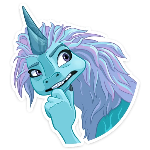 Эмодзи Райя и последний дракон