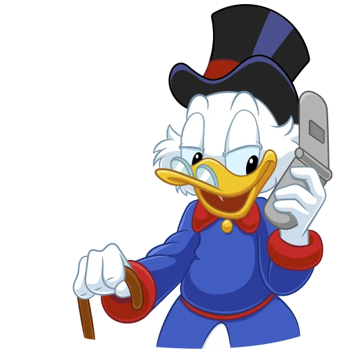 Эмодзи Скрудж МакДак Без Текста