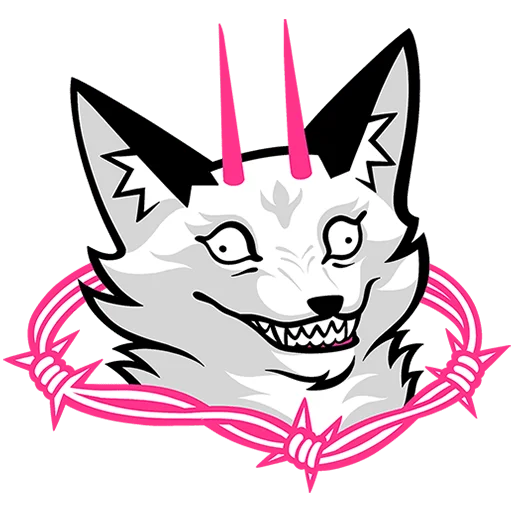 Эмодзи Хищный Лис Без Текста
