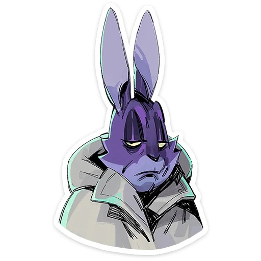 Эмодзи Зайчик Tiny Bunny