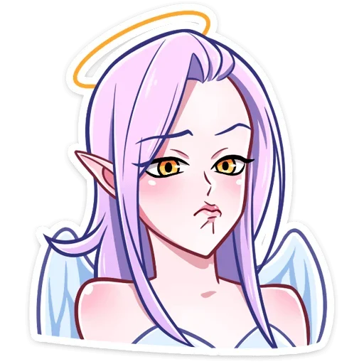 Эмодзи Ангелица Вайолет