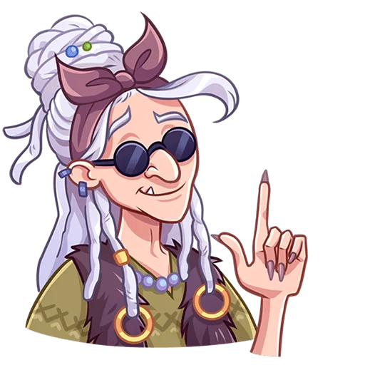 Эмодзи Яга Константиновна без текста