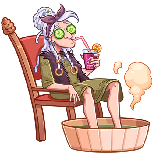 Эмодзи Яга Константиновна без текста