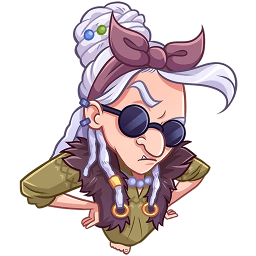 Эмодзи Яга Константиновна без текста